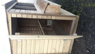 Hen House made with Weather Board Cladding