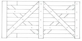 Wooden Cattle Gates