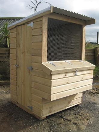 Hen House made with Weather Board Cladding