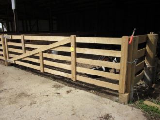 Wooden Sheep Gates