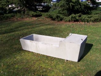 Rectangular Trough 250 LTR Boot Shape