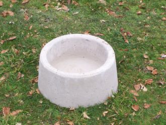 Concrete Dog Bowls