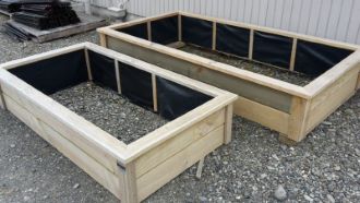 Assembled Planter Box